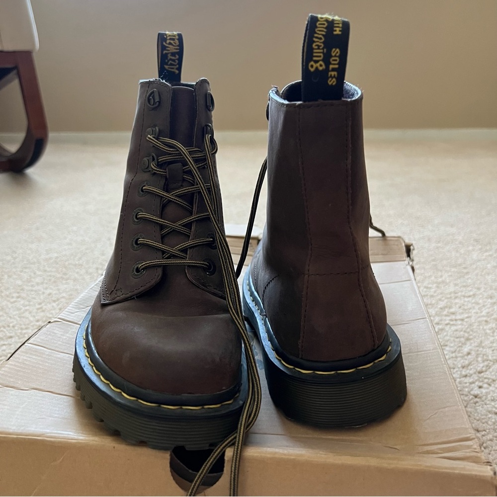 Brown Dr Marten Luana Boots